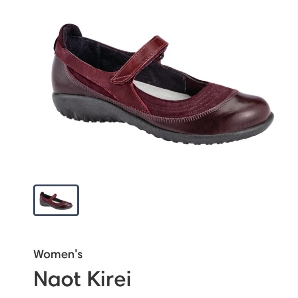 COPY - NAOT: KIERI red combo shoe